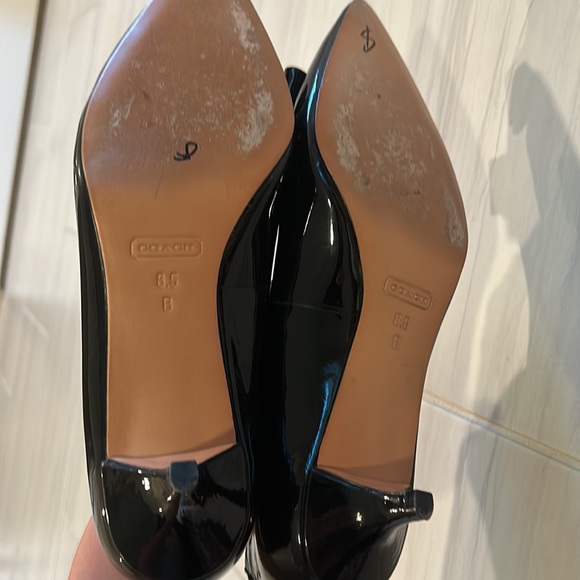 Coach Black Patent Leather Pumps - Picture 8 of 11